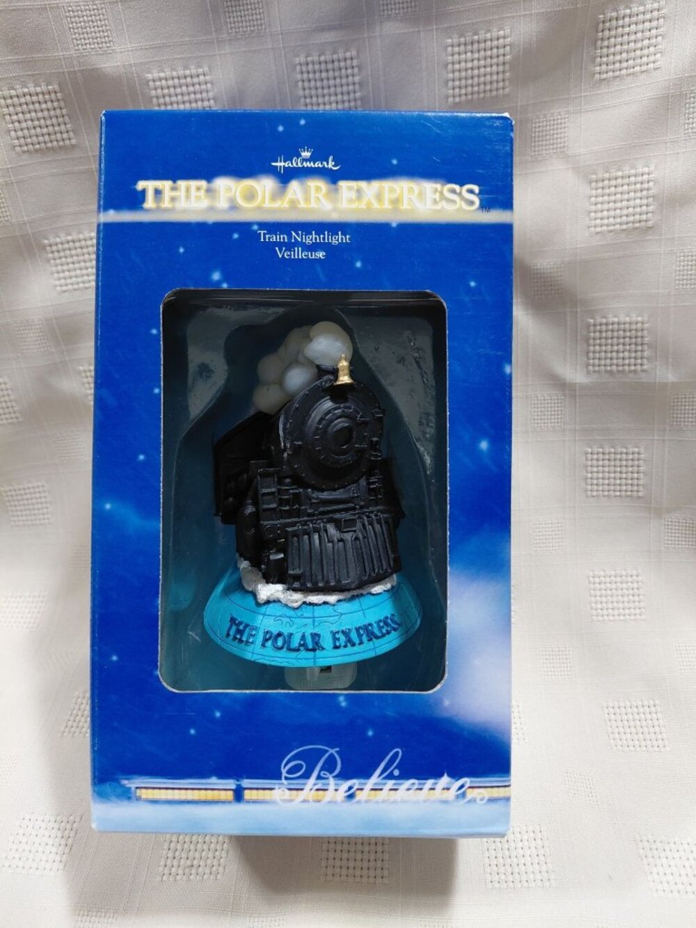 The Polar Express Hallmark Train Nightlight Decorative Collectible In Box
